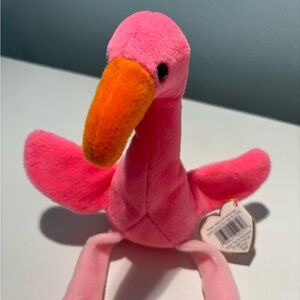 Ty Beanie Babies - Pinky Flamingo 1995